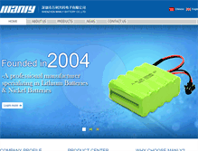 Tablet Screenshot of manlybattery.com